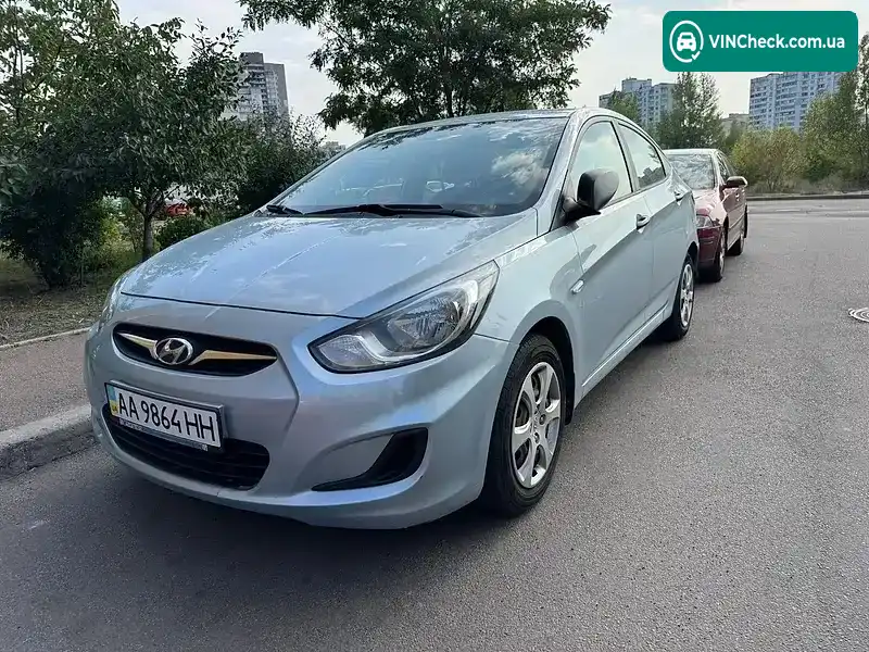 Hyundai Accent 2012, фото з оголошення 2 з 20, VIN Z94CT41CACR141934