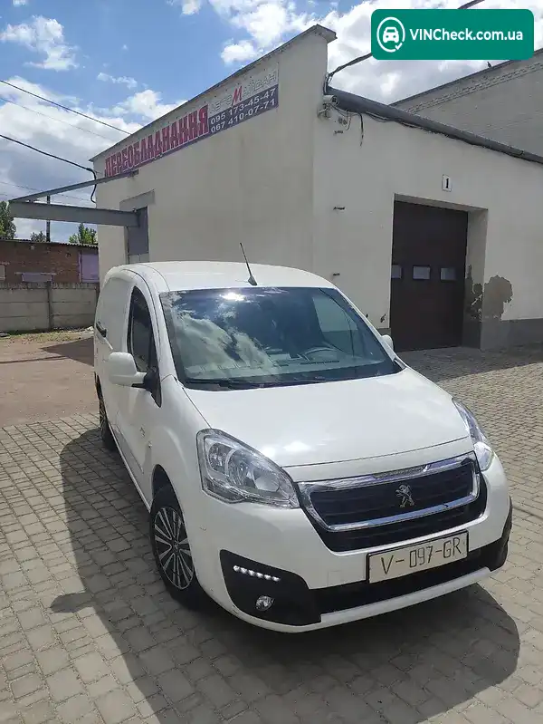Peugeot Partner 2017, фото з оголошення 1 з 20, VIN VF37FBHYMHJ539986