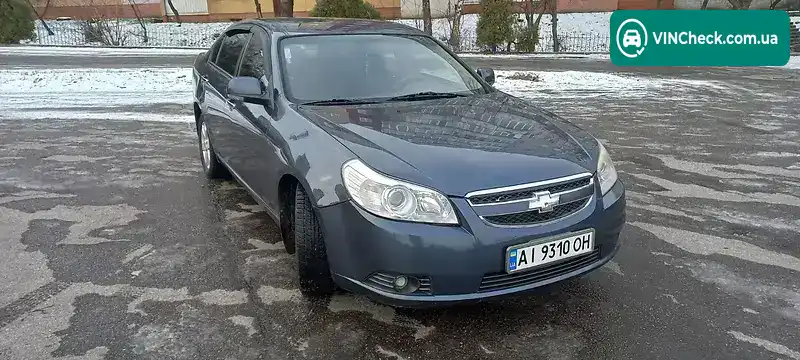 Chevrolet Epica 2007, фото з оголошення 2 з 11, VIN KL1LA69LE8B096250