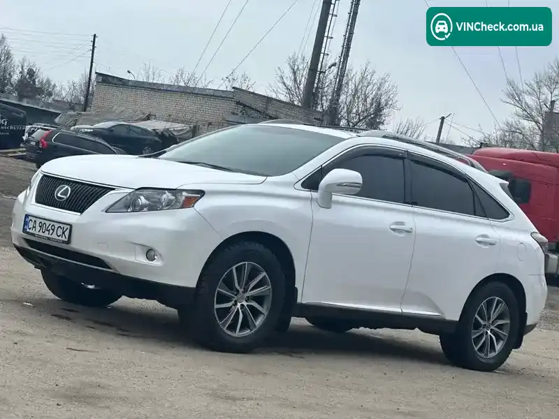 Lexus RX 2010, фото з оголошення 1 з 9, VIN 2T2BK1BA0AC047675