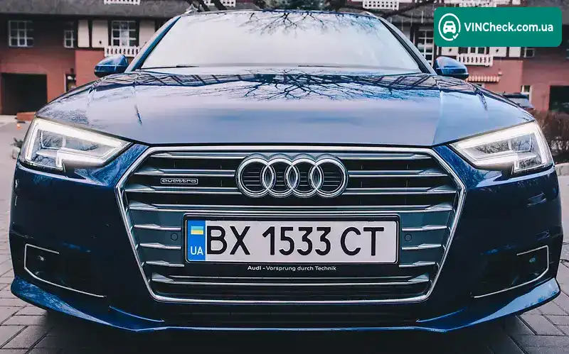 Audi A4 2016, фото з оголошення 1 з 5, VIN WAUZZZF46HA037133