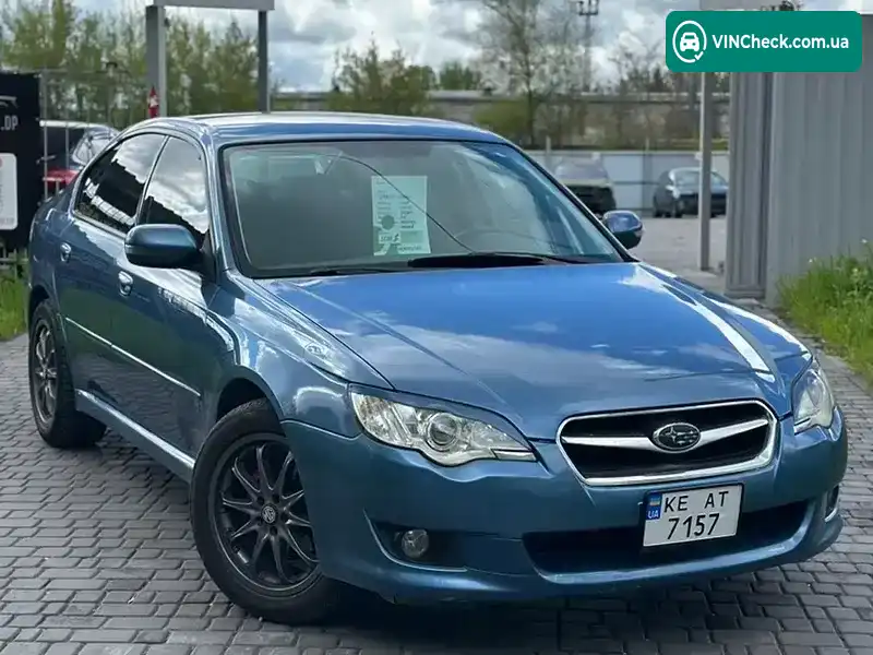 Subaru Legacy 2007, фото з оголошення 2 з 10, VIN JF1BL5LF38G040928