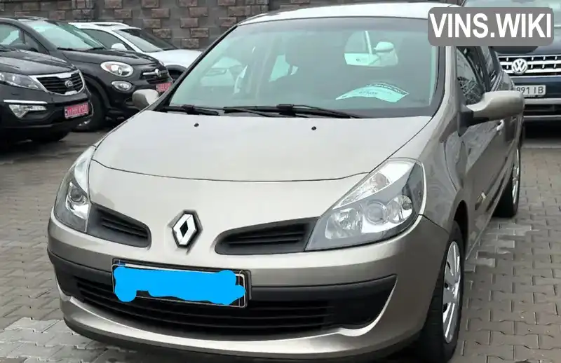 Renault Clio 2008, фото з оголошення 1 з 9, VIN VF1BR1JBH40546213