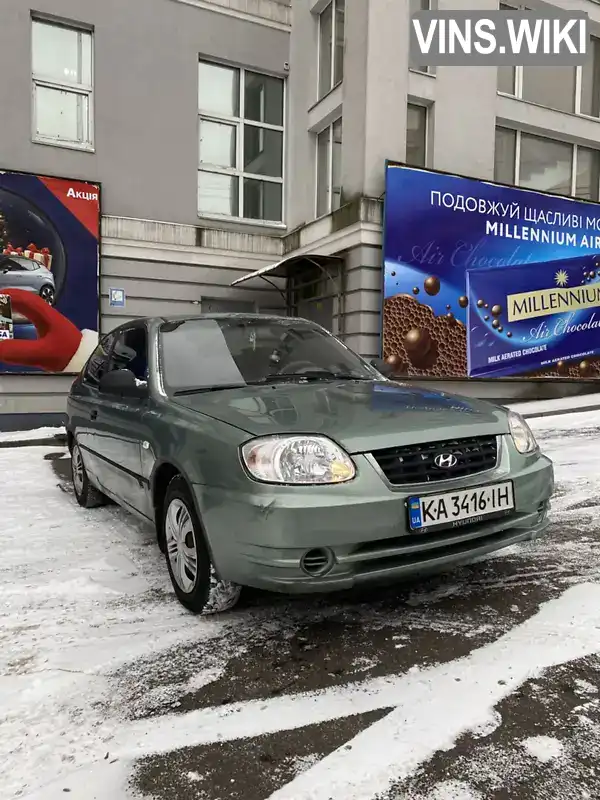 Hyundai Accent 2004, фото з оголошення 2 з 13, VIN KMHCF31FP4U293753