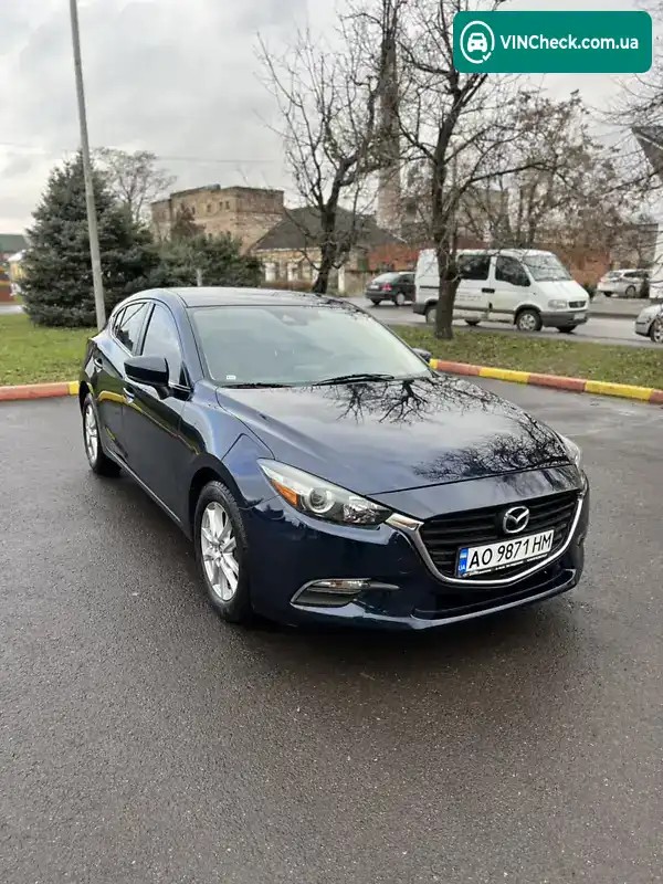 Mazda 3 2017, фото з оголошення, VIN 3MZBN1L78HM122085