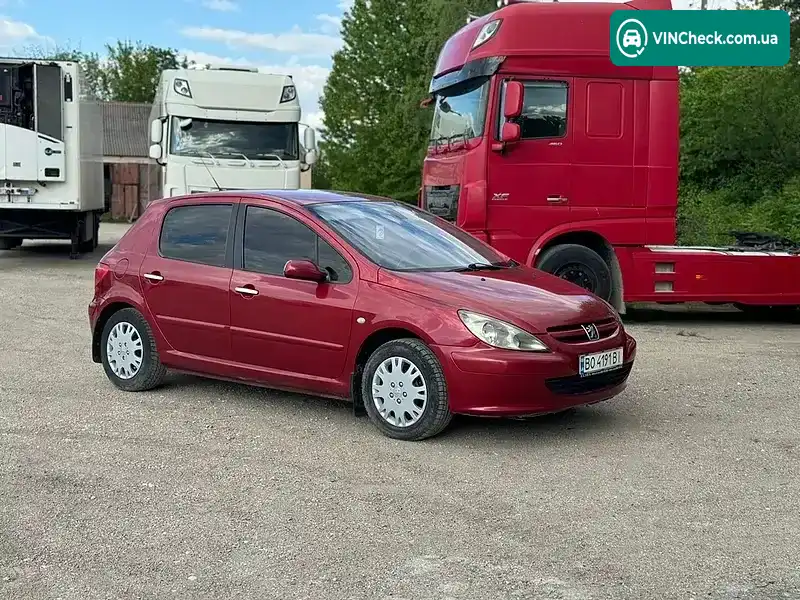 Peugeot 307 2003, фото з оголошення 2 з 15, VIN VF33CNFUE83075040