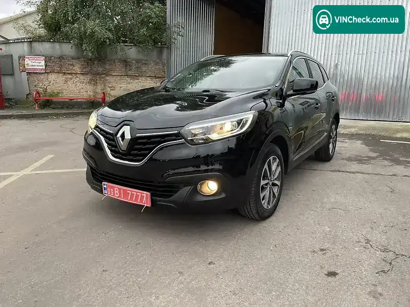 Renault Kadjar 2016, фото з оголошення 1 з 20, VIN VF1RFE00056515442