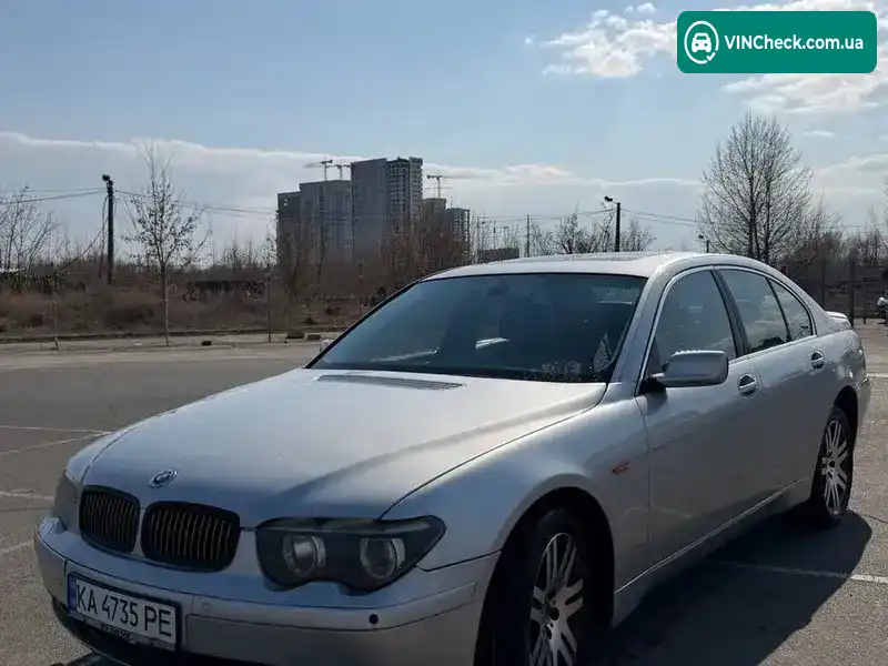 BMW 7 Series 2001, фото з оголошення 1 з 13, VIN WBAGL41050DL86223