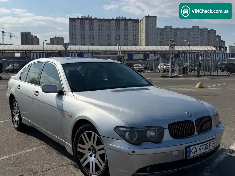 BMW 7 Series 2001, фото з оголошення 2 з 13, VIN WBAGL41050DL86223