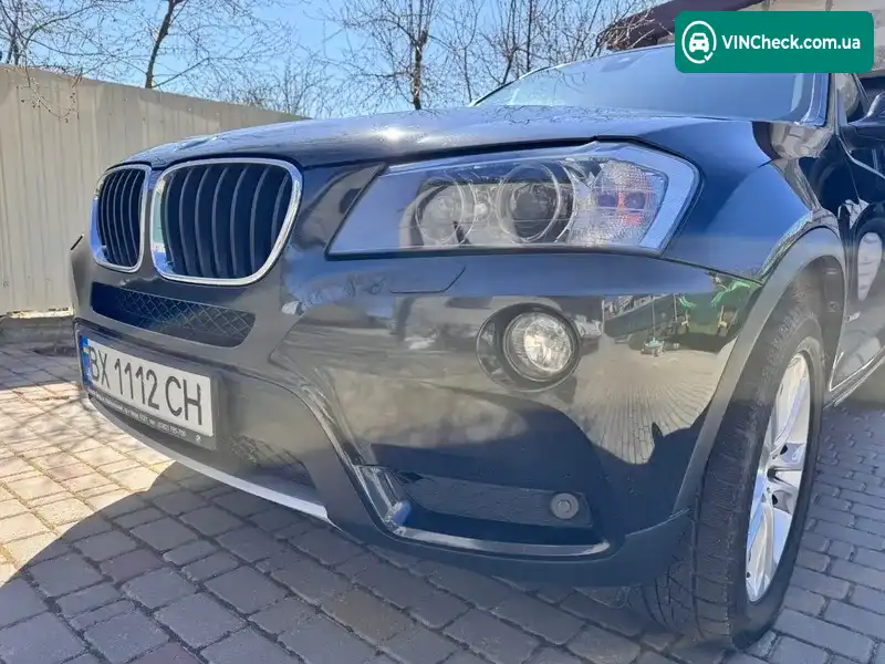 BMW X3 2012, фото з оголошення 2 з 20, VIN WBAWY310100A62431