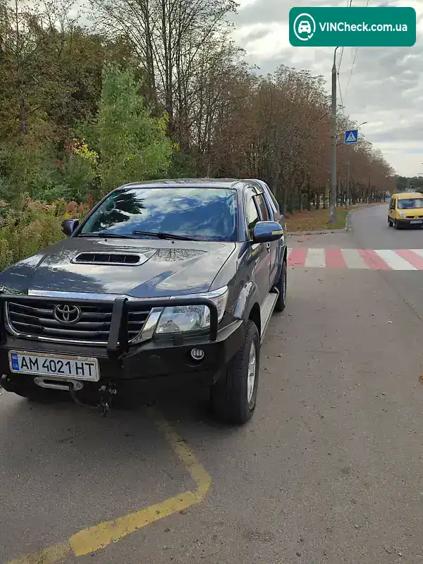 Toyota Hilux 2012, фото з оголошення 1 з 21, VIN MR0FR29G401019626