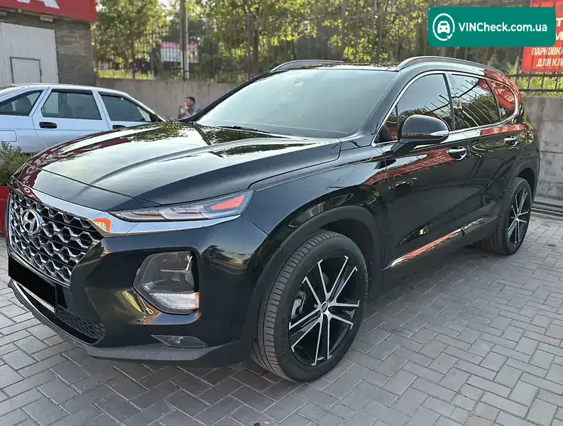 Hyundai Santa FE 2019, фото з оголошення, VIN 5NMS53AAXLH204599