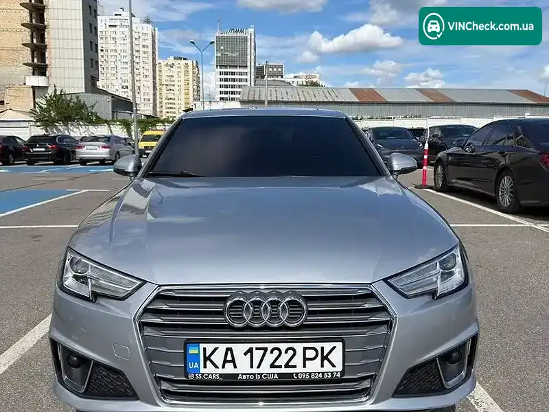 Audi A4 2019, фото з оголошення 1 з 7, VIN WAUGMAF49KN008622