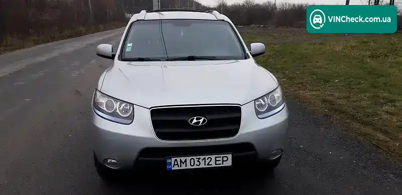 Hyundai Santa FE 2006, фото з оголошення, VIN KMHSH81WP7U117827
