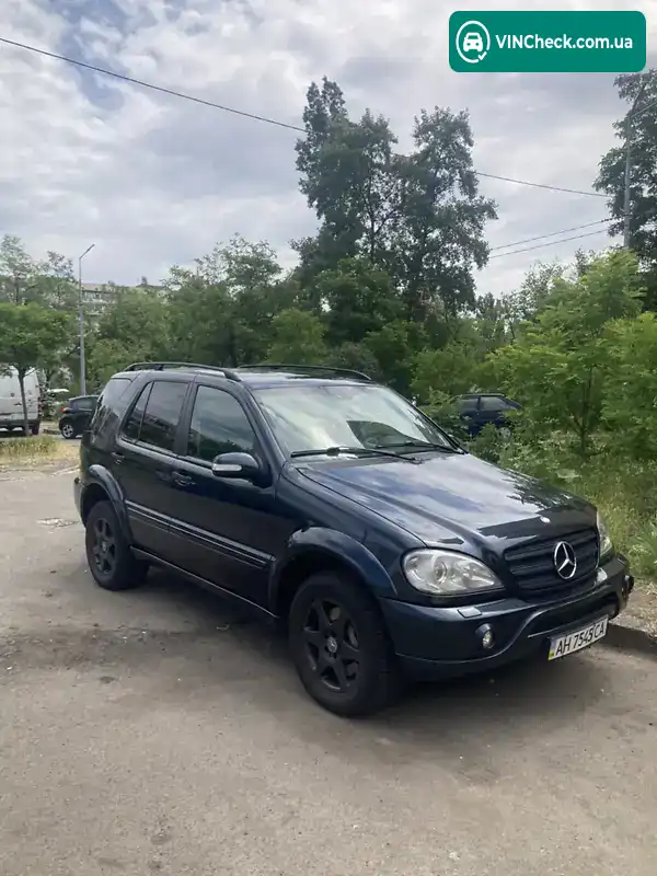 Mercedes-Benz M-Class 2002, фото з оголошення 1 з 19, VIN WDC1631541A354485