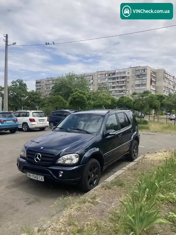 Mercedes-Benz M-Class 2002, фото з оголошення 2 з 19, VIN WDC1631541A354485
