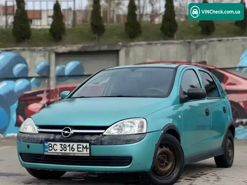 Opel Corsa 2003, фото з оголошення 1 з 21, VIN W0L0XCF6834150778