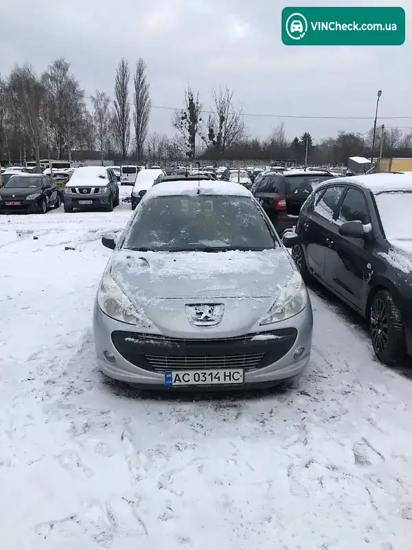 Peugeot 206 2012, фото з оголошення 1 з 10, VIN VF32M8HR0CY051589