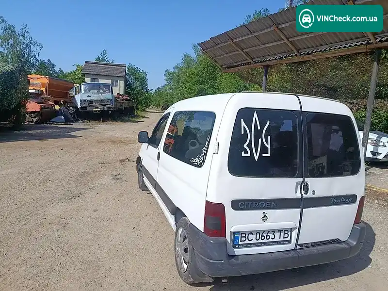 Citroen Berlingo 2001, фото з оголошення 2 з 20, VIN VF7MCWJZF65690549