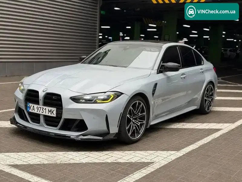 BMW M3 2021, фото з оголошення 1 з 9, VIN WBS33AY0XMFL23692