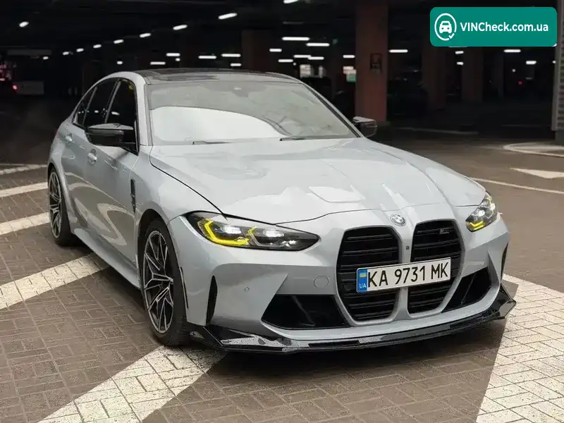 BMW M3 2021, фото з оголошення 2 з 9, VIN WBS33AY0XMFL23692