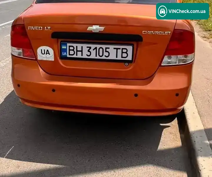 Chevrolet Aveo 2006, фото з оголошення 1 з 6, VIN Y6DSA69YE6B628826