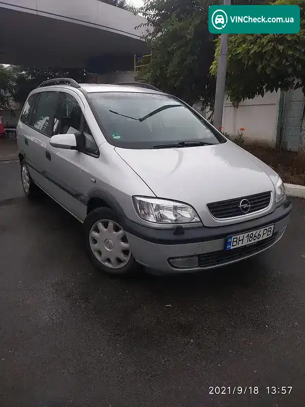 Opel Zafira 2001, фото з оголошення 1 з 20, VIN W0L0TGFTS12206707