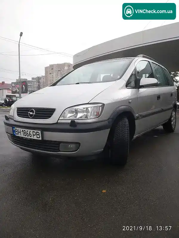 Opel Zafira 2001, фото з оголошення 2 з 20, VIN W0L0TGFTS12206707