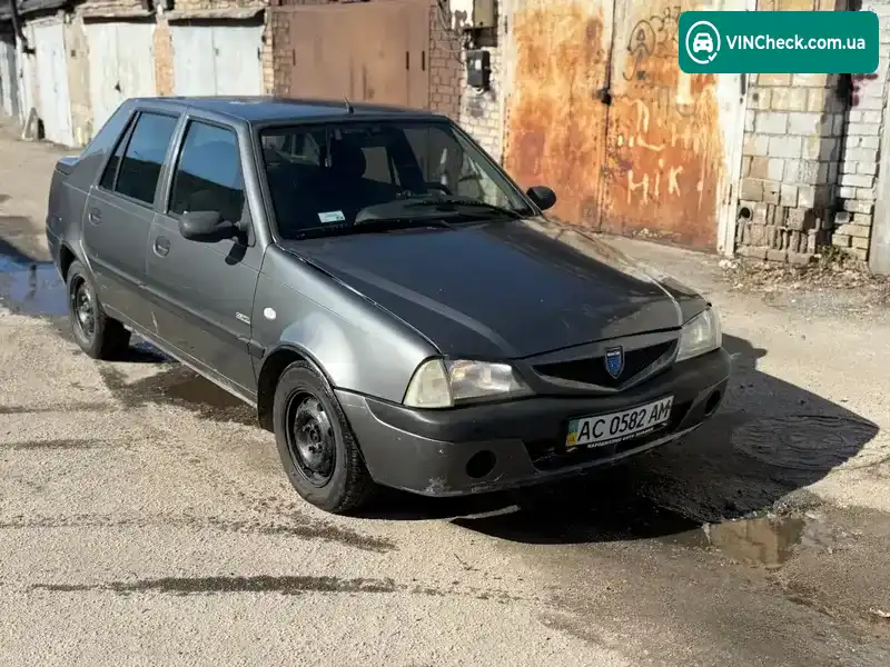 Dacia Solenza 2003, фото з оголошення 1 з 11, VIN UU1R5A71543371722