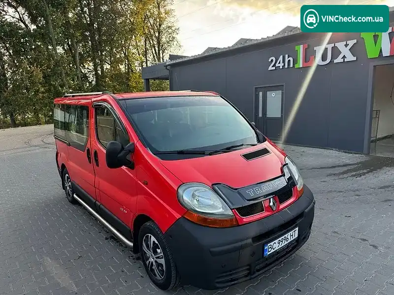 Renault Trafic 2003, фото з оголошення 2 з 20, VIN VF1FLABA53Y015998