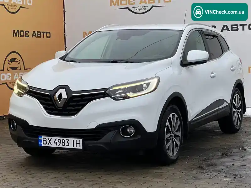 Renault Kadjar 2017, фото з оголошення 1 з 21, VIN VF1RFE00358181816