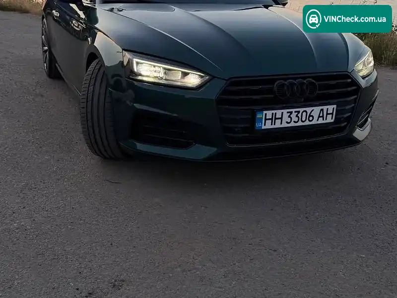 Audi A5 2018, фото з оголошення 2 з 10, VIN WAURNAF56JA098252