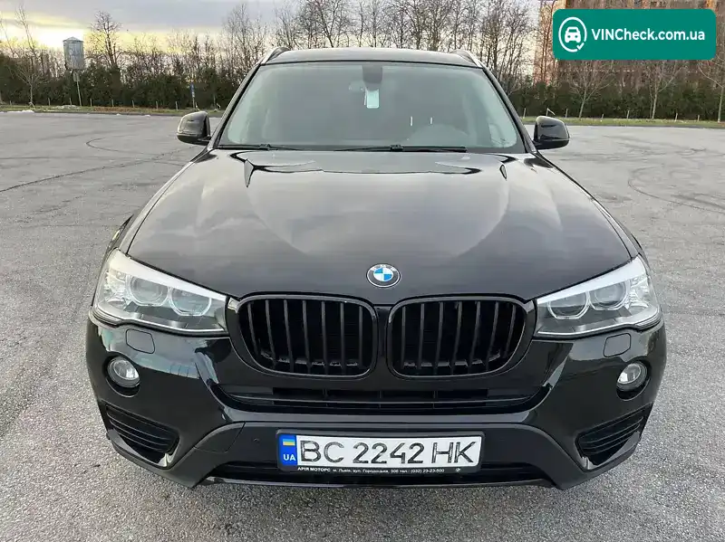 BMW X3 2015, фото з оголошення 2 з 20, VIN WBAWY510500E27950