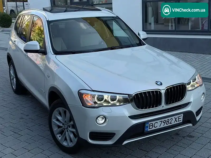 BMW X3 2015, фото з оголошення 1 з 20, VIN 5UXWX9C58G0D63613