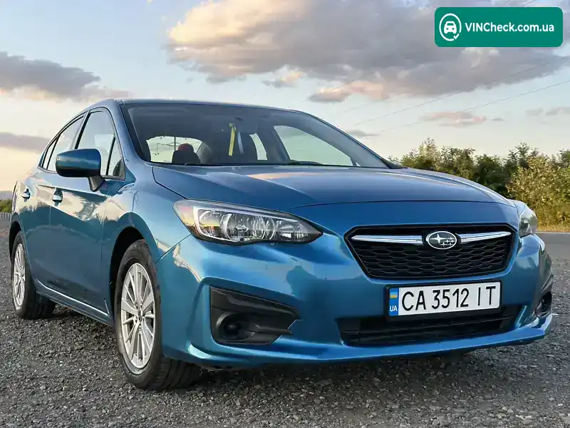 Subaru Impreza 2017, фото з оголошення 1 з 19, VIN 4S3GKAB66H3625951