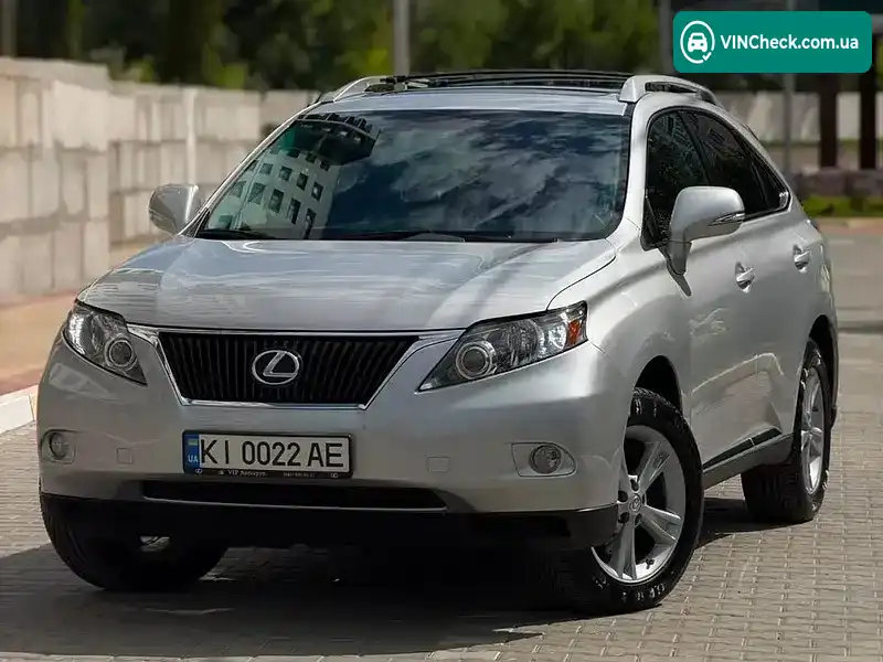 Lexus RX 2010, фото з оголошення 1 з 21, VIN 2T2BK1BA0AC074634