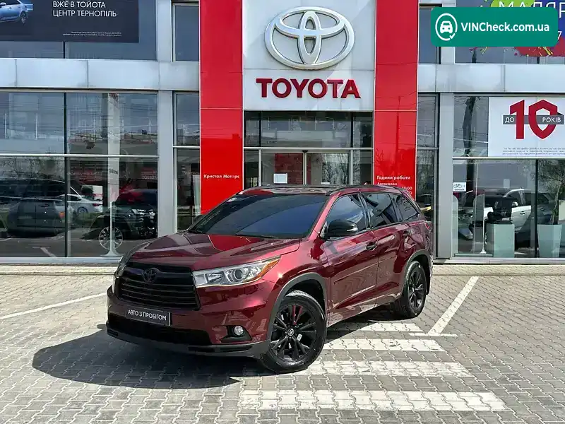 Toyota Highlander 2016, фото з оголошення 1 з 21, VIN 5TDJKRFH4GS331431