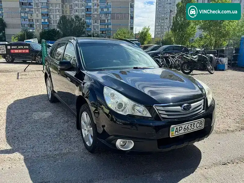 Subaru Outback 2011, фото з оголошення 2 з 15, VIN JF1BR9L95BG080262