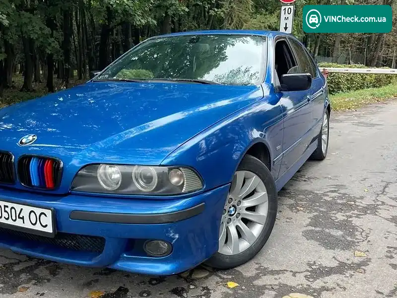 BMW 5 Series 2001, фото з оголошення 1 з 18, VIN WBADN21040GR73416