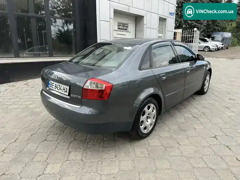 Audi A4 2001, фото з оголошення 2 з 20, VIN WAUZZZ8E12A089976