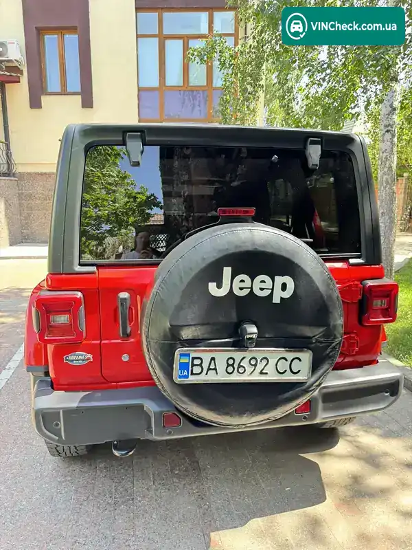 Jeep Wrangler 2018, фото з оголошення 2 з 8, VIN 1C4HJXDG8KW505588