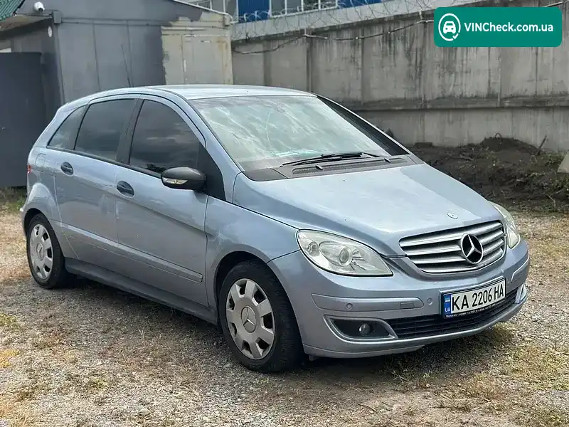 Mercedes-Benz B-Class 2007, фото з оголошення 2 з 20, VIN WDD2452071J213041
