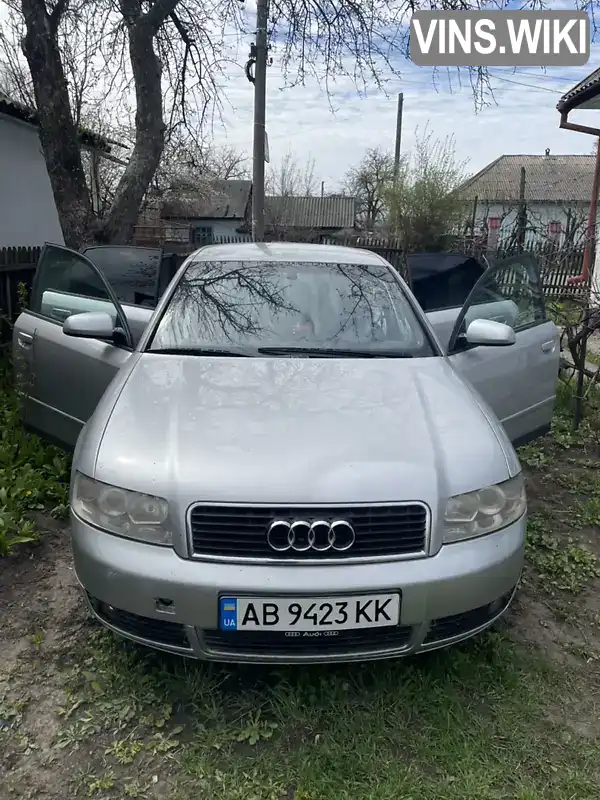 Audi A4 2002, фото з оголошення 1 з 9, VIN WAUZZZ8E02A202042