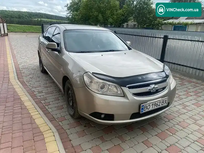 Chevrolet Epica 2007, фото з оголошення 1 з 12, VIN Y6DLF69KE7B048104