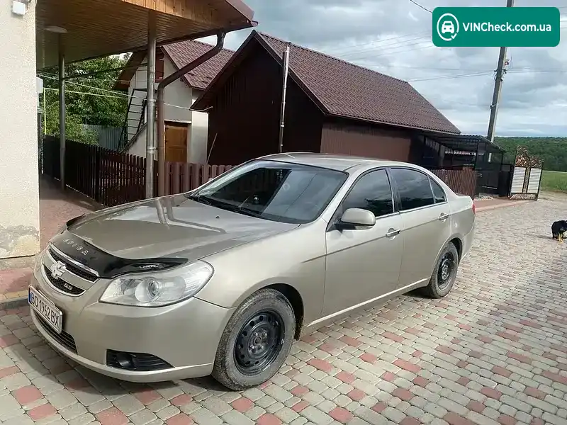 Chevrolet Epica 2007, фото з оголошення 2 з 12, VIN Y6DLF69KE7B048104