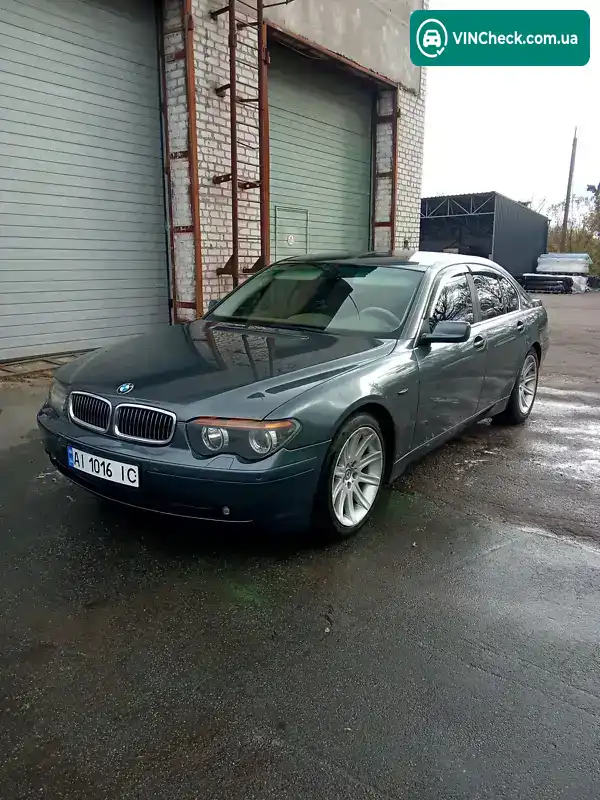BMW 7 Series 2002, фото з оголошення 1 з 10, VIN WBAGL41070DL88273