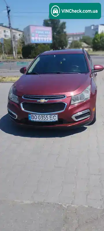Chevrolet Cruze 2015, фото з оголошення 1 з 16, VIN 1G1P75SZ6F7163621