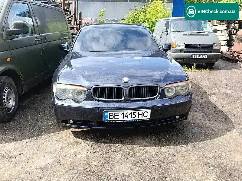 BMW 7 Series 2003, фото з оголошення 1 з 10, VIN WBAGL61090DM62764