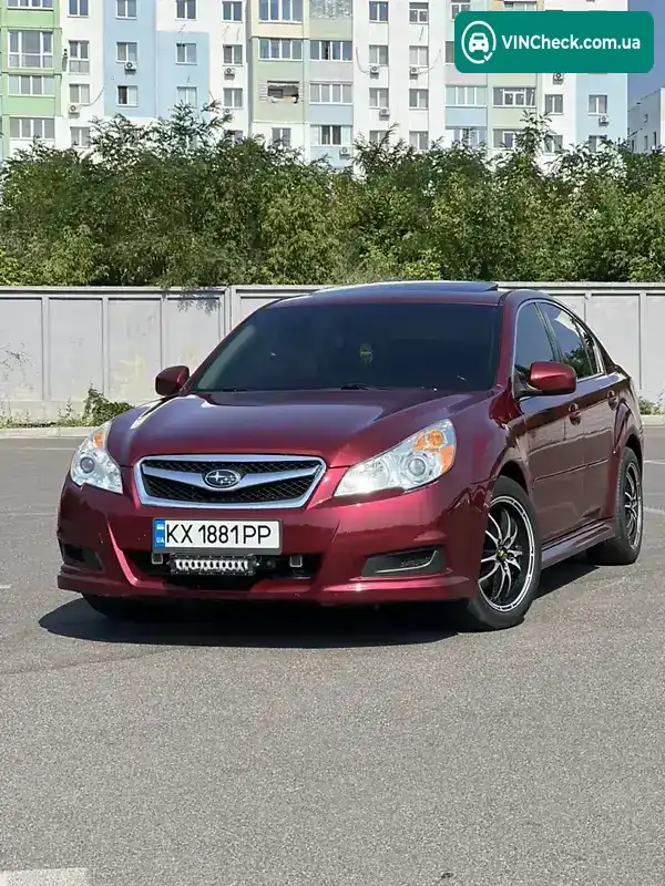 Subaru Legacy 2011, фото з оголошення 1 з 20, VIN 4S3BMBG64C3014618