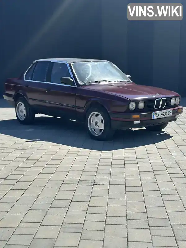 BMW 3 Series 1987, фото з оголошення 1 з 11, VIN WBAAE110601984949
